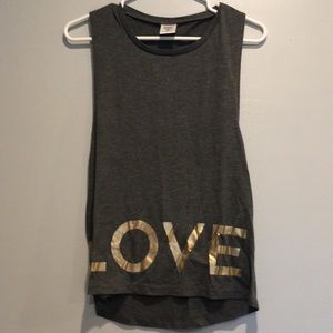 Lady Gaga & Elton John Love Bravery Muscle TankTop